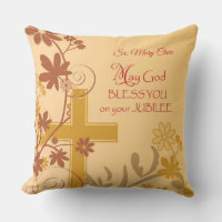 Personalize, Jubilee Anniversary Nun Cross, Swirls