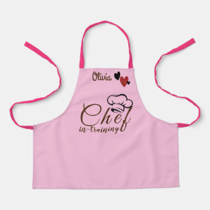 Personalize Junior Baker Cook Custom Name Kids Apron
