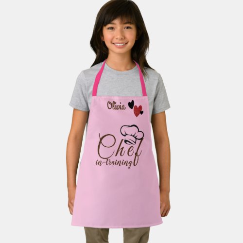 Personalize Junior Baker Cook Custom Name Kids Apron