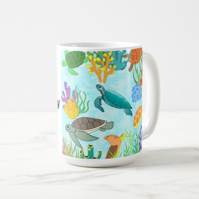 Personalize Just To Say Thanks A Million Coffee Mug (Front Right)