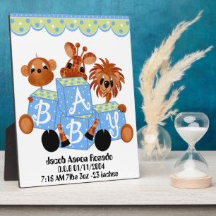 Personalize Keepsake for Childs birth Your Plaque