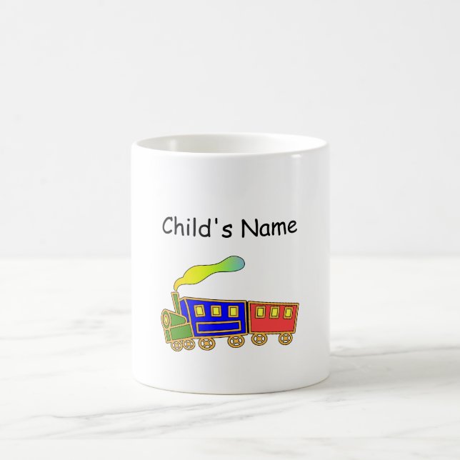 Personalize Kids Choo Choo Train Milk Juice Mug  (Center)
