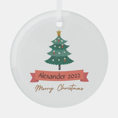 Personalize Kids Christmas Ornament