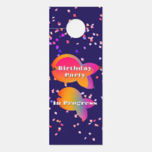 Personalize Kids Name Birthday Party Fish