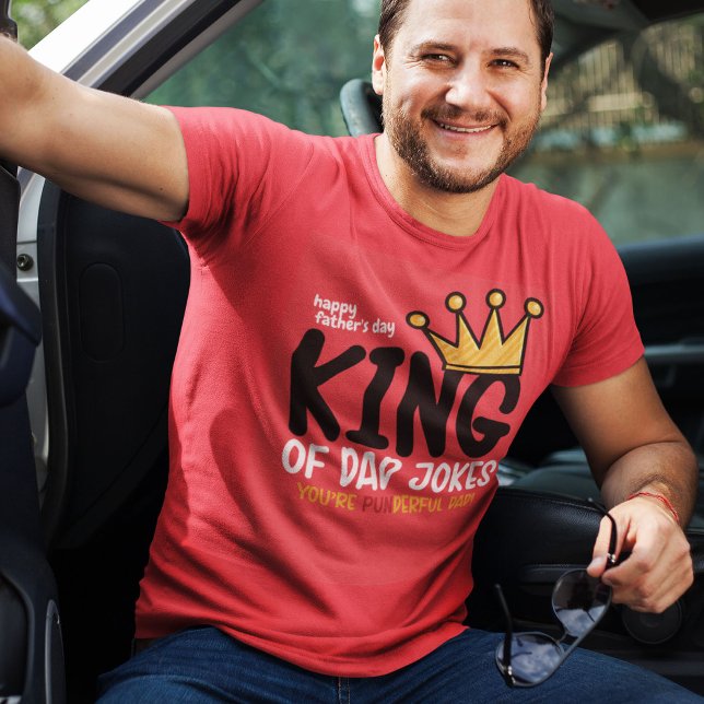 Personalize King of Dad Jokes T-Shirt (Creator Uploaded)