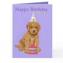 Personalize large "Happy Birthday" Card