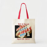 Personalize Las Vegas Wedding Bag<br><div class="desc">Personalize Las Vegas Wedding Bag,  with bride & groom standing in front of the Fabulous Las Vegas Sign! Will make great gifts for your bridesmaid,  maid of honor!</div>