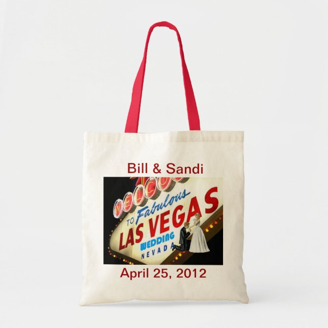 Personalize Las Vegas Wedding Bag (Front)