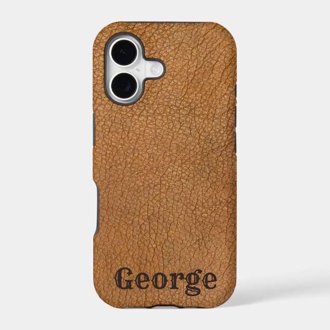 Personalize Leather Iphone Case (Back)