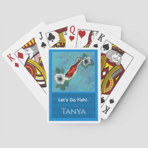 Personalize Let’s Go Fish Name Playing cards 