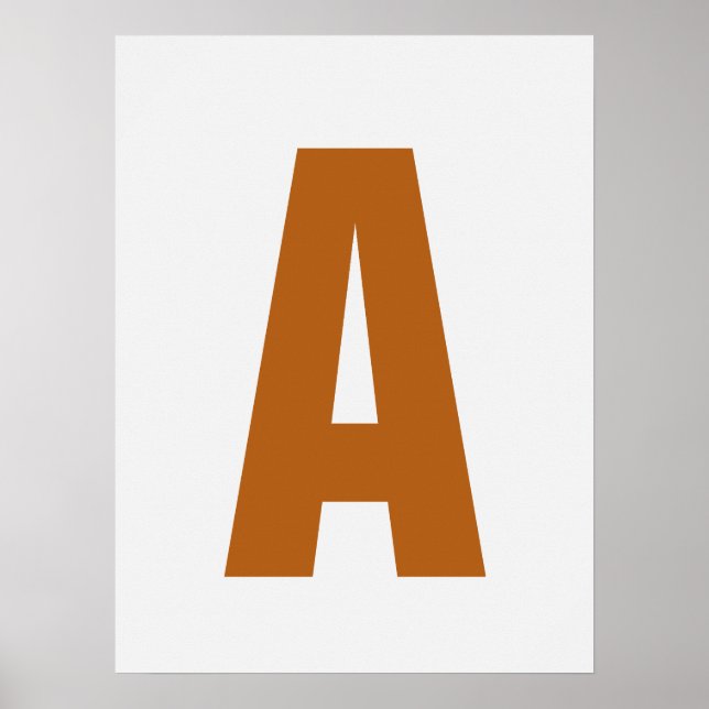 Personalize Letter Wall Art Modern Cozy Home Decor (Front)