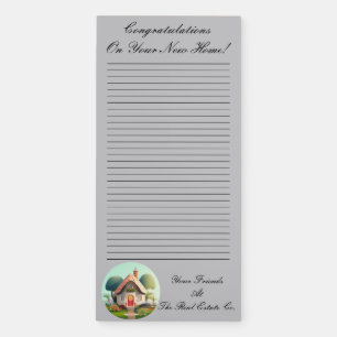 Personalize Lined Gift Notepad New House Design