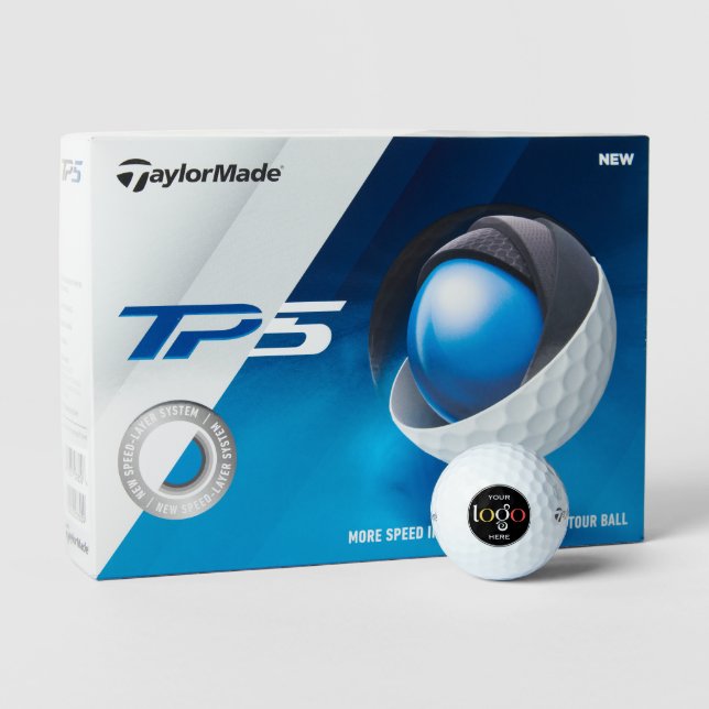 Personalize Logo Taylor Made TP5 Golf Balls (Packaging)