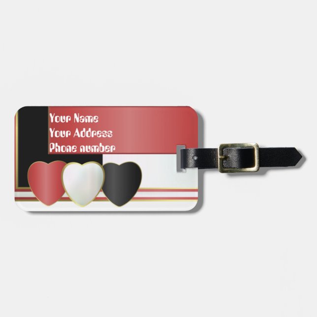 Personalize Luggage Tag (Front Horizontal)