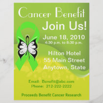 Personalize Lymphoma Fundraising Benefit Flyer