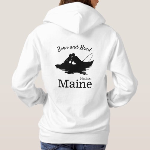 Personalize Made in your town State Boat Kiss Hoodie