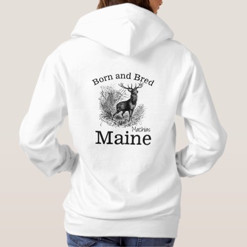 Personalize Made in your town State Truck Hoodie