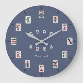 Personalize MahJong tiles design on dark blue