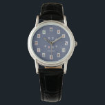 Personalize MahJong tiles design on dark blue  Watch<br><div class="desc">Personalize (add your text)  MahJong Tiles design on dark blue background on any Watches with an hour & minute dial. Classical style MahJongg tiles photography with adding your text great gift to any MahJongg Lovers Watch.

#Personalize #MahJong #MahjonggWatch #NMJL #Jokers #Watch  #MahJonggFan #DarkBlue</div>