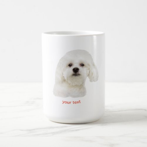 Personalize Maltese puppy Coffee Mug