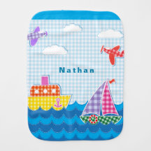 Personalize Marine Craft Ocean Aircraft Blue Sky