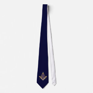 Personalize Masonic & Shriners Emblem Tie