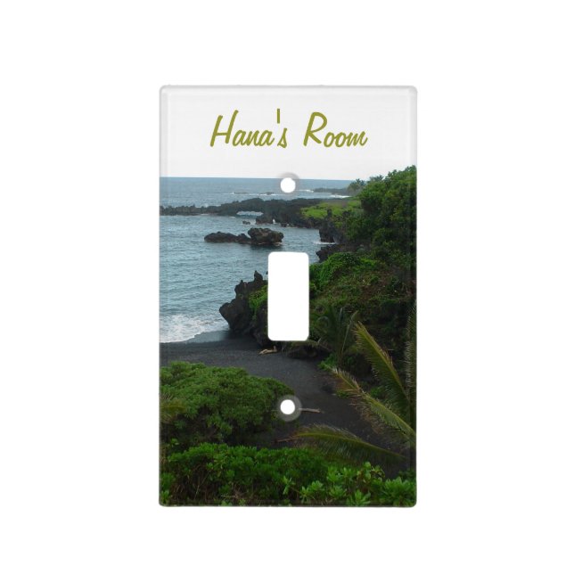 Personalize Maui Beach Light Switch Cover (Front)