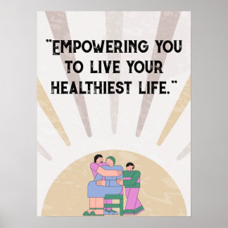 Personalize medical quotes poser for hospital  poster