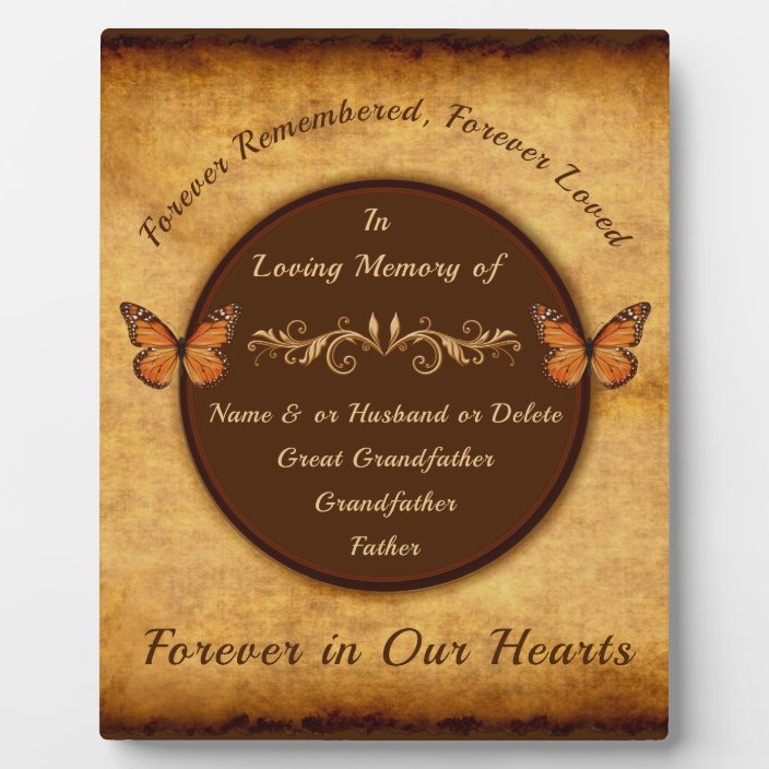 memorial gift ideas for loss of father