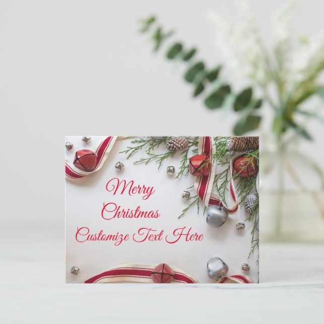 Personalize Merry christmas cards (Standing Front)