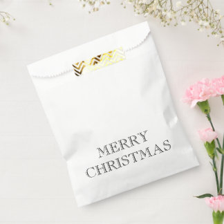 Personalize: Merry Christmas Favor Bag