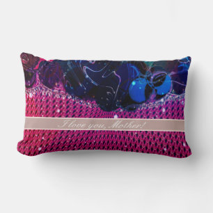 Personalize Modern Beautiful Mother’s Day Throw Pi Lumbar Pillow