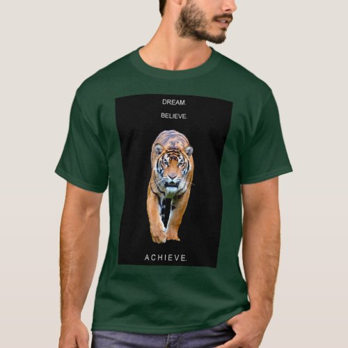 Personalize Modern Elegant Motivational Template T_Shirt