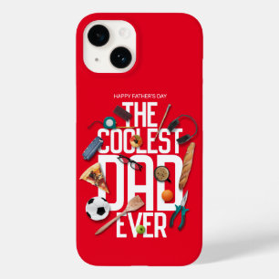 Personalize Modern The Coolest Dad Ever Case-Mate iPhone 14 Case