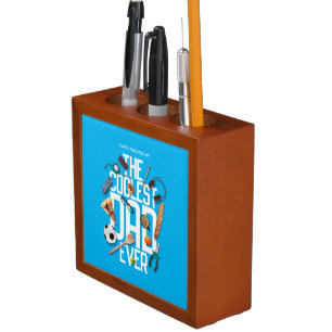 Personalize Modern The Coolest Dad Ever Desk Organizer