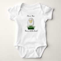 Personalize, "Mom's Little Lamb." Baby Bodysuit