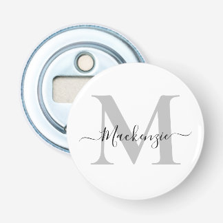 Personalize Monogram Initial Name Bottle Opener