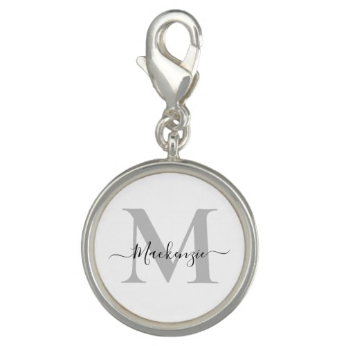 Personalize Monogram Initial Name Charm