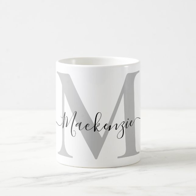 Personalize Monogram Initial Name Coffee Mug (Center)