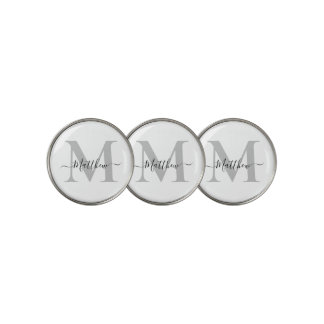 Personalize Monogram Initial Name Golf Ball Marker