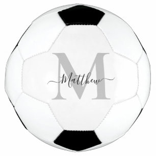 Personalize Monogram Initial Name Soccer Ball