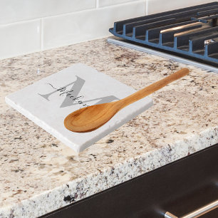 Personalize Monogram Initial Name Trivet