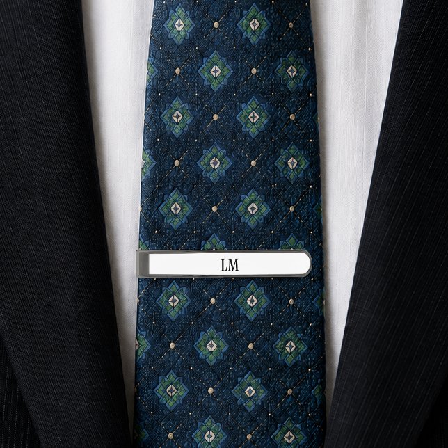 Personalize Monogram Name Quote Gunmetal Finish Tie Bar (Personalize Monogram Name Quote Gunmetal Finish Tie Bar)