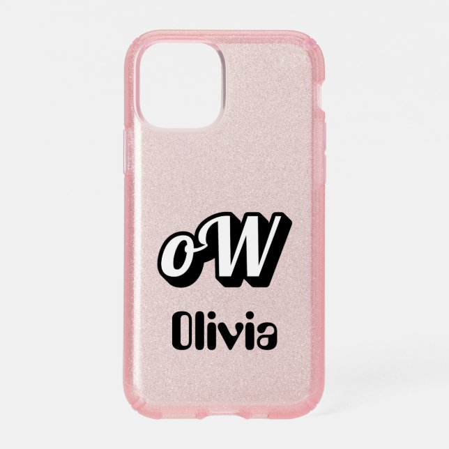 Personalize Monogram Name  Speck iPhone 11 Pro Case (Front)