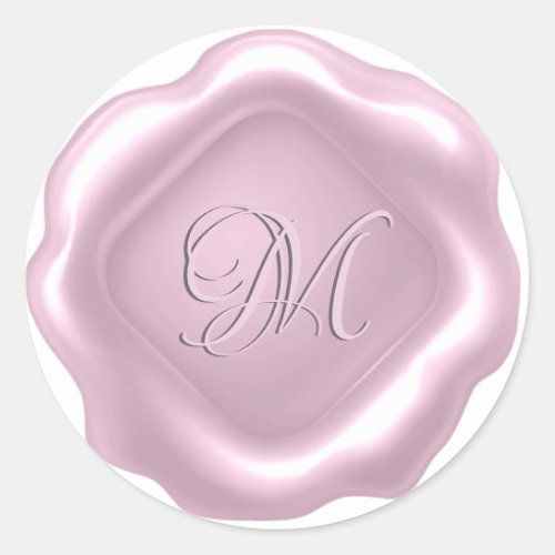  PERSONALIZE  Monogram ROSE Gold Seal