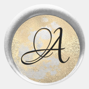 *~* PERSONALIZE Monogram Silver plus Gold Wax Seal