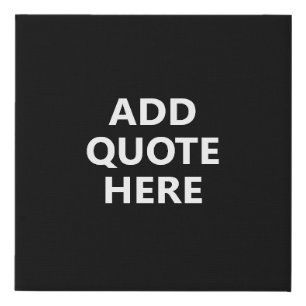 Personalize Motivational Quote Home Decor Office Faux Canvas Print