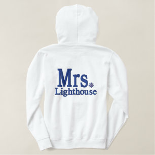 Personalize Mr & Mrs Embroidery Embroidered Gear Hoodie