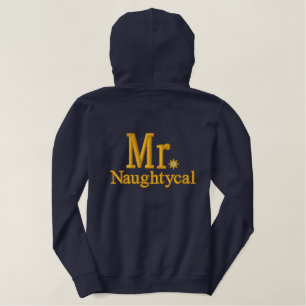 Personalize Mr & Mrs Embroidery Embroidered Gear Hoodie