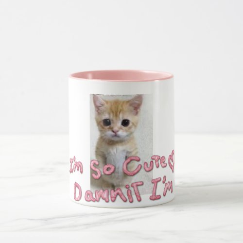 personalize mug w cute petbaby picture adorable